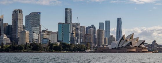 Sydney CBD in Australia.